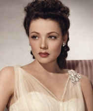 Iconic Hollywood Actress GENE TIERNEY Retro Vintage Photo Picture 8x10 picture