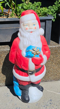 Vintage 1971 Empire Plastic Santa Claus Blowmold 33