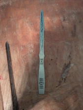 Vintage Stainless Steel Letter Opener Made in Japan Floral Design 9.5” Length picture