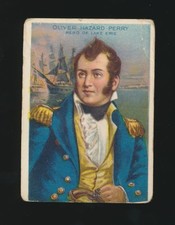 1911 T68 Miners Extra Tobacco (Short) HEROES OF HISTORY -OLIVER HAZARD PERRY picture