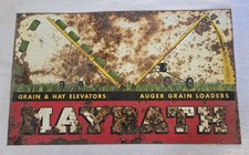 Vintage Mayrath Grain & Hay Elevators Auger Loaders Tin Advertising Sign picture