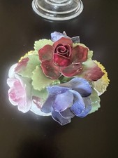 Vintage Aynsley Bone China Flowers in Swan Stunning  picture