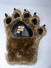 Frontier Airlines Bear Paw Glove Fuzzy Right Hand Glove FRONTIER RARE LAZY ONE picture