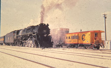 Chessie System Railroad #614T Steam Locomotive Huntingdon, WV - 35mm photo Slide picture