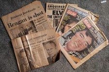 vintage newspaper lot picture