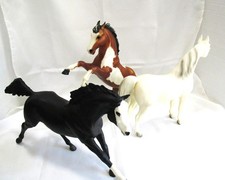 3 BREYER USA HORSE FIGURINES BLACK BEAUTY- PROUD ARABIAN - ANDALUSIAN STALLION picture