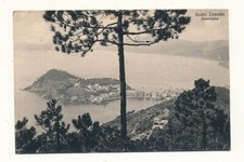 Liguria Landscape Postcard Genoa Sestri Levante Panorama Traveled 1927 picture