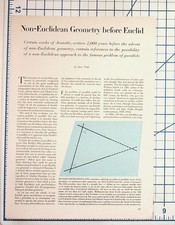 Non-Euclidean Geometry before Euclid Imre Toth Magazine Article Tear Sheet picture
