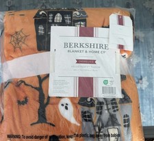 Berkshire Haunted House Oversized Velvet soft Throw Blanket 60”x 70” Ghosts picture