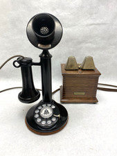 Western Electric Candlestick Telephone with Cow Bells Restored Working picture
