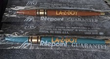 Vtg Ritepoint Pen Ballpoint LA-Z-BOY Furniture UNION MADE Teal Brown LazyBoy picture