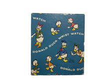 Vtg Donald Duck Wrist Watch in Original Box, unworn picture