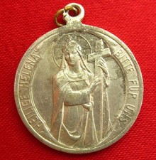 Vintage SAINT HELENA Medal 1933 TRIER HOLY ROBE TUNIC Aluminum Pendant GERMAN picture
