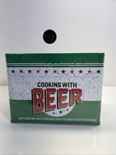 Cooking with Beer 99 Recipe Card Collection in a Tin NEW SEALED picture