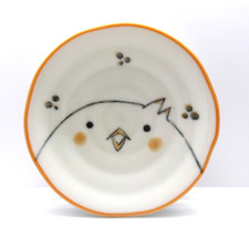 Kanemi Chick Plate Kotobuki Japan Ceramic Bird Dish 4