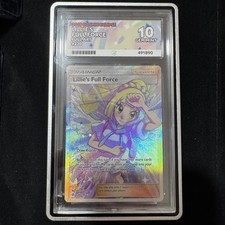 Pokémon TCG Lillie's Full Force Cosmic Eclipse Holo Card 230/236 Full Art Ace 10 picture
