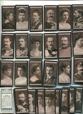1908 W.O. & H.O WILLS CIGARETTES SERIES 2 PORTRAITS OF EUROPEAN ROYALTY CARD SET picture