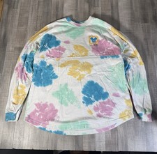 Disney Walt Disney World Mickey Spirit Jersey Tie Dye Colorful Splatter Adult XL picture