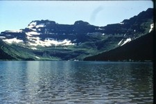 c1960's 35mm Slide Iceberg Lake Glacier National Park Montana Mountains Alpine picture