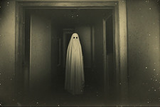 Creepy Ghost Photo Scary 4x6 Print  picture
