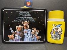 Vtg 1977  PIGS IN SPACE The Muppet Show, King Seeley METAL LUNCHBOX With THERMOS picture