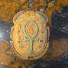 RARE ANCIENT EGYPTIAN ANTIQUE Key Life Scarab Horus Eye Protection Egypt History picture