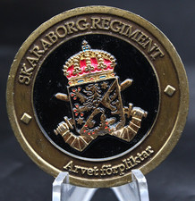 Swedish Armed Forces Skaraborg Regiment Challenge Coin 1.5in Copper picture