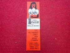 Vintage 1961 Coca Cola Movie One Two Three Advertising & Discount Card picture