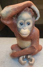 Vtg Lenox Orangutan Smithsonian Institution Figurine Fine Porcelain 1994 6.5