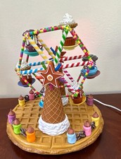 Lemax Electric Lighted Animated Music Sound Rotation Sugar& Spice Farris Wheel picture