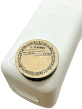 Antique French Apothecary Ointment Pot A Chaumeix Monistrol sur Loire c1900 picture