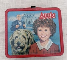 Vintage 1981 Annie Metal Lunchbox With Thermos Aladdin Industries Movie picture