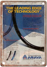 Old School BMX 1984 ARAYA Vintage Magazine Ad Reproduction Metal Sign B854 picture