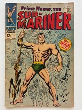 Sub-Mariner #1 1968 Marvel Key 1st Issue Namor Solo Title GD/VG range picture