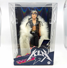 NIB Mattel Barbie Movie Ken Figure 2023 Faux Fur Coat Doll Stand Included in Box picture