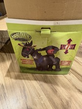 Gemmy Animated Headless Horseman 7 Ft Inflatable Halloween 2011 Nice Shape Wow picture
