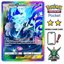 [DIGITAL CARD] Alolan Ninetales ex Rainbow 🌈🌈 TCG Pokemon Pocket picture