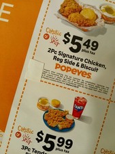 POPEYES Fried Chicken Restaurant Coupons 2-24-2027 New Fast Food Ad Discounts picture