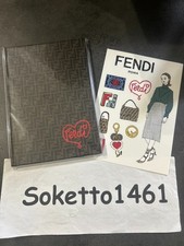 FENDI Notebook & stickers set NEW Authentic Journal novelty Japan FreeShipping picture