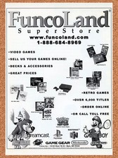 Mario SNES FuncoLand Original 1997 Ad Authentic Genesis Nintendo Game Promo picture