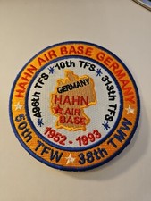 USAF PATCH HAHN AIR BASE, GERMANY, 50TH TFW, 38TH TMW picture