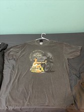 Grey Vintage Harley Davidson Shirt Mens XLBuckeye Dayton Ohio Pinup Girl Biker picture