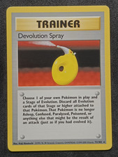 Pokemon TCG Base Set 4th Print Devolution Spray 72/102 1999-2000 Rare Card - LP picture