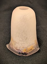 Tulip/Lily French Degue Art Deco Glass Lamp Shades picture