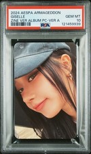 2024 AESPA Giselle • Armageddon Zine Version Photocard • Ver A • PSA 10 picture