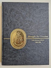 USS Missouri BB-63 1985-1986 Strength For Freedom Navy Cruise Book Jostens picture