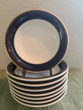 Oneida Cobalt Blue and Gold by NORITAKE set of 6 Fruit Bowls picture
