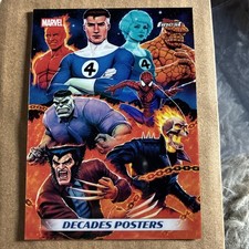 2026 Topps Finest Fantastic Four Decades Posters Art by Tom Walker picture