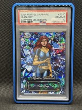 2024 Topps Chrome Marvel Sapphire Sapphire Selections Jean Grey PSA 10 #SS10 picture