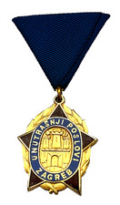 Yugoslavia 30 Years Long Service Medal Internal Affairs Zagreb IKOM Original picture